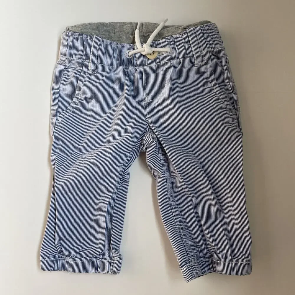 Gap Blue And White Dressy Pants